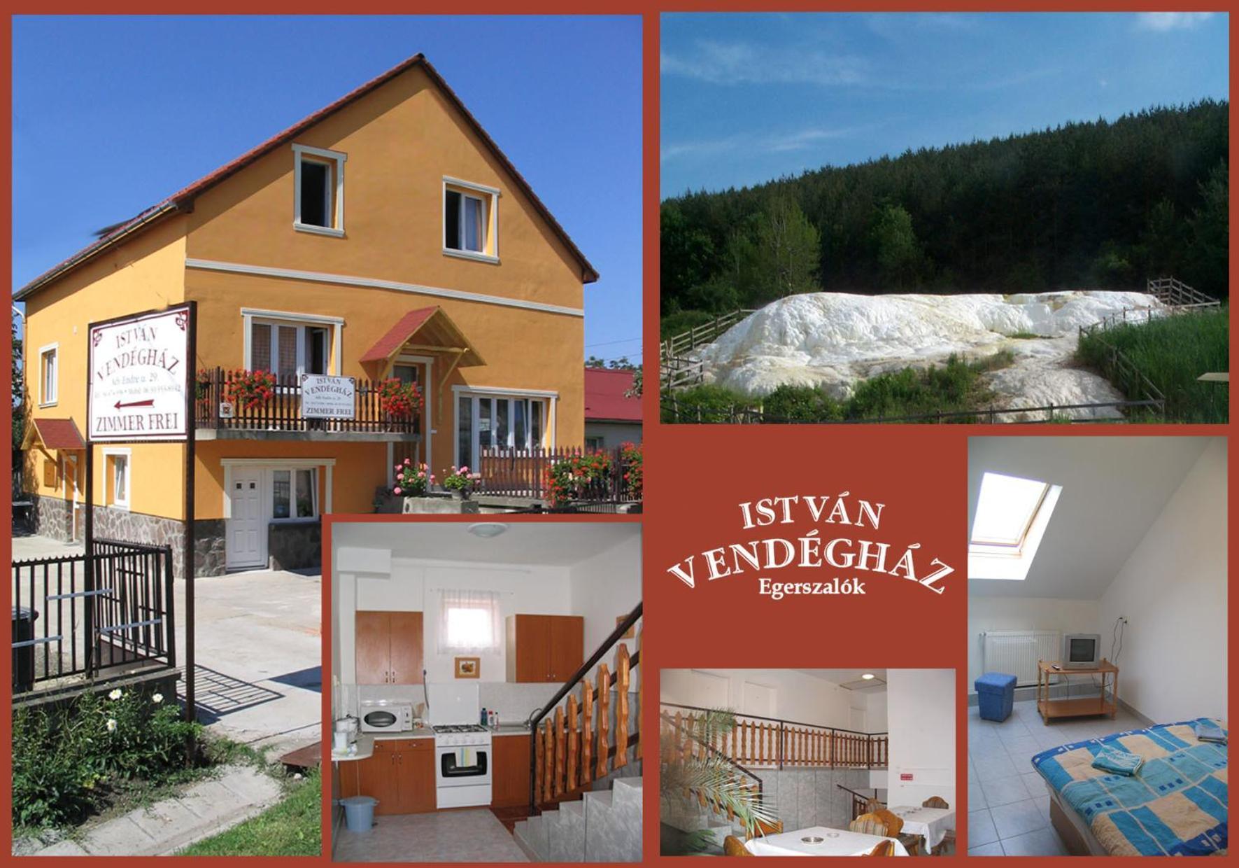 Istvan Vendeghaz Hotel Egerszalok Bagian luar foto